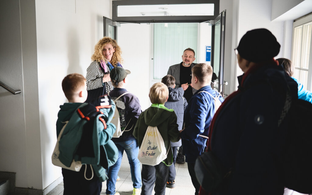 Empfang durch den Center Manager / Foto: Daniel Reiche