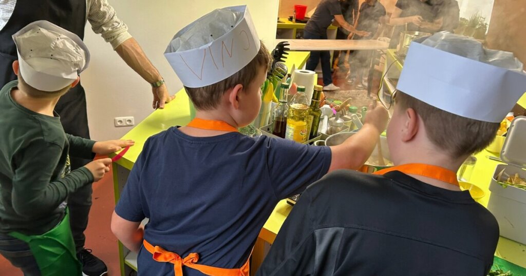 Kinder im Kindererlebnisrestaurant